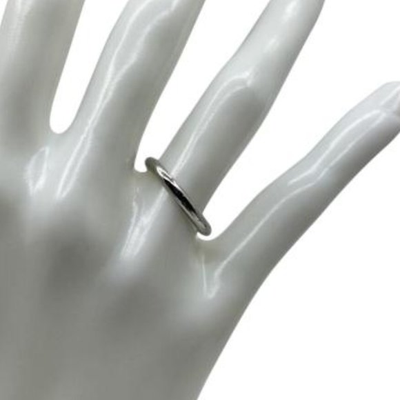 CARTIER Platinum Wedding Band Ring - Picture 2 of 7